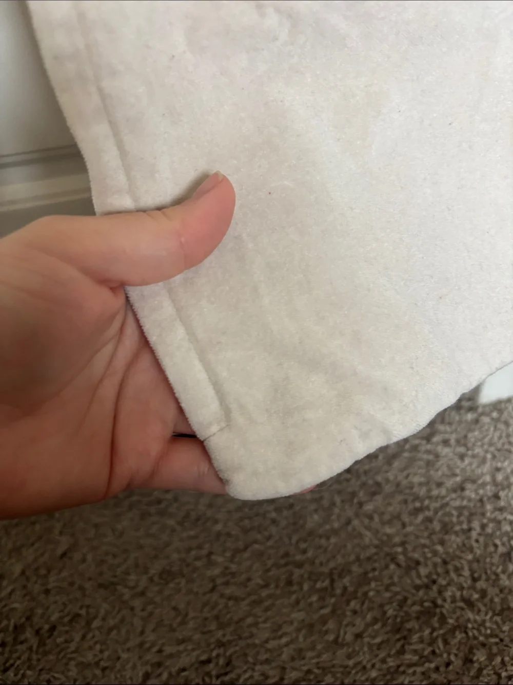 IKEA SANELA 16” x 26” Ivory/Cream Pillow Cover